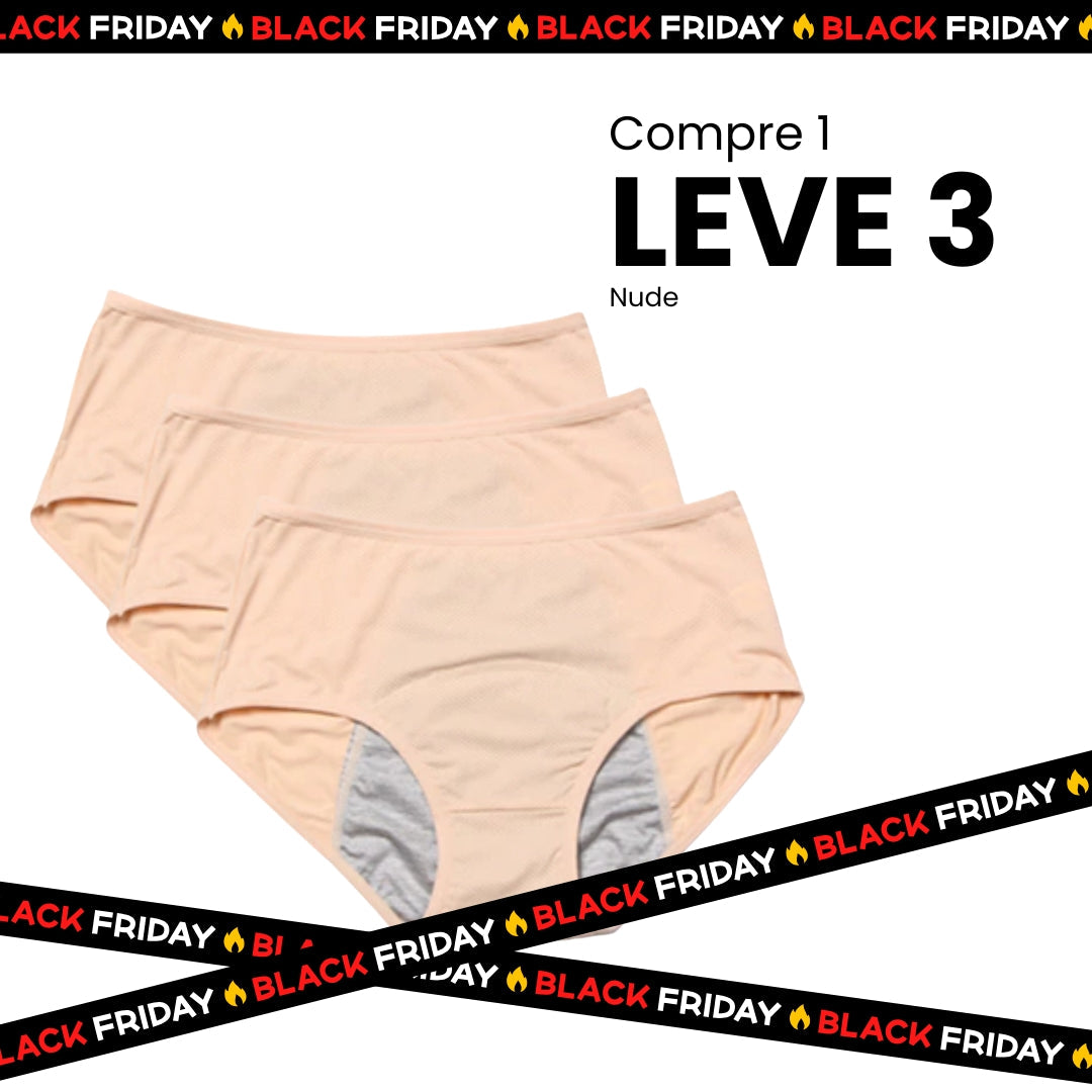 Calcinha Comfort Antivazamento Para Incontinência Urinária - Conforto e Proteção o dia todo!