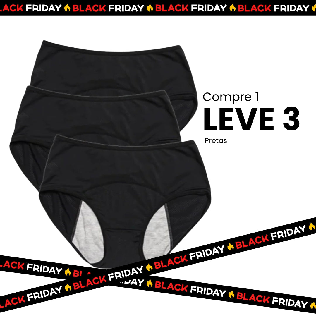 Calcinha Comfort Antivazamento Para Incontinência Urinária - Conforto e Proteção o dia todo!