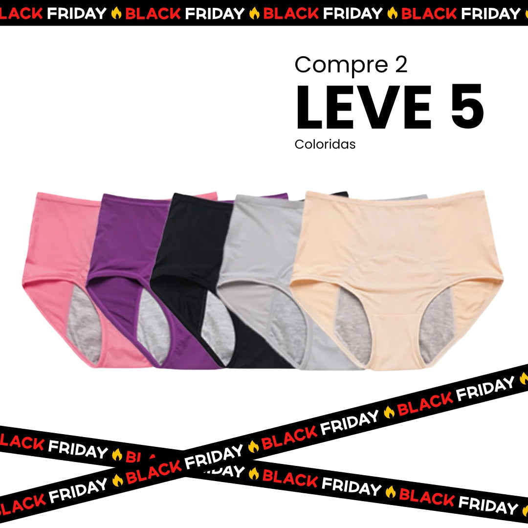 Calcinha Comfort Antivazamento Para Incontinência Urinária - Conforto e Proteção o dia todo!