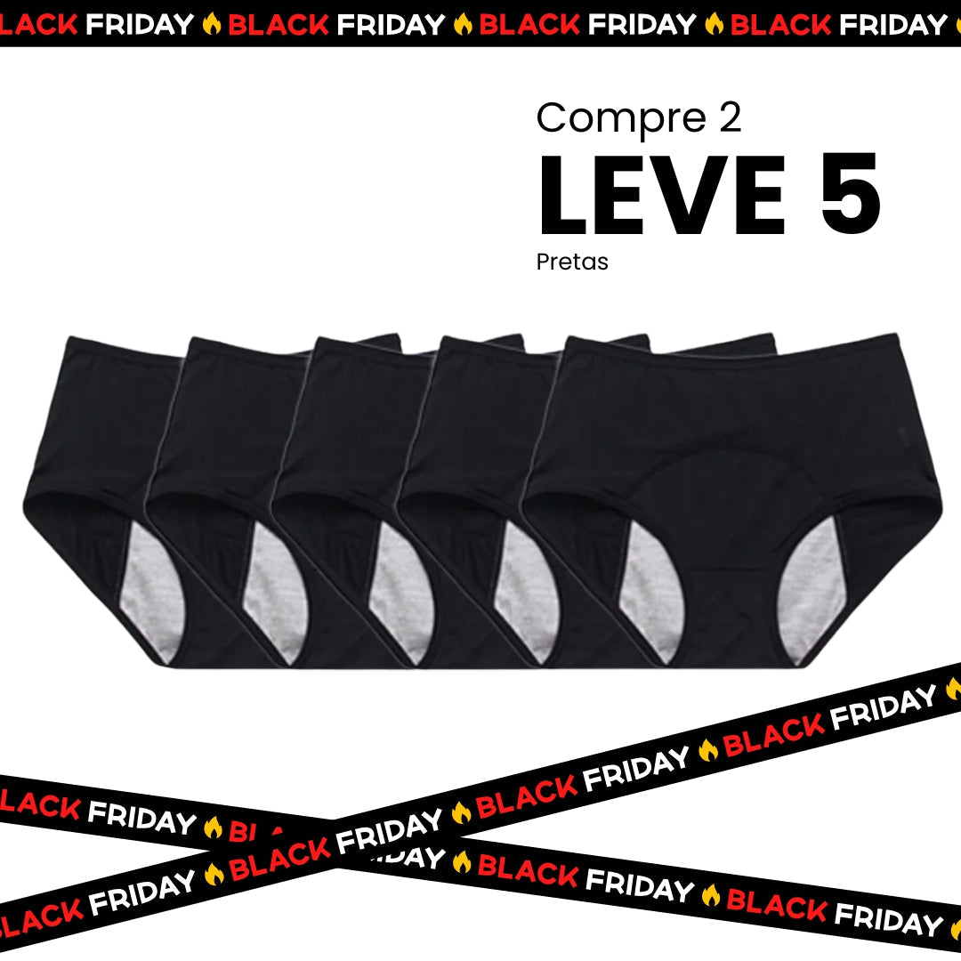 Calcinha Comfort Antivazamento Para Incontinência Urinária - Conforto e Proteção o dia todo!