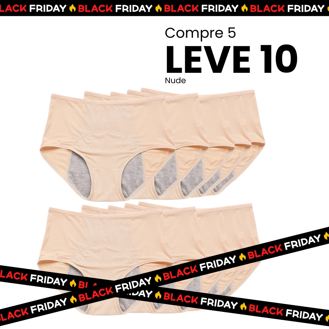 Calcinha Comfort Antivazamento Para Incontinência Urinária - Conforto e Proteção o dia todo!