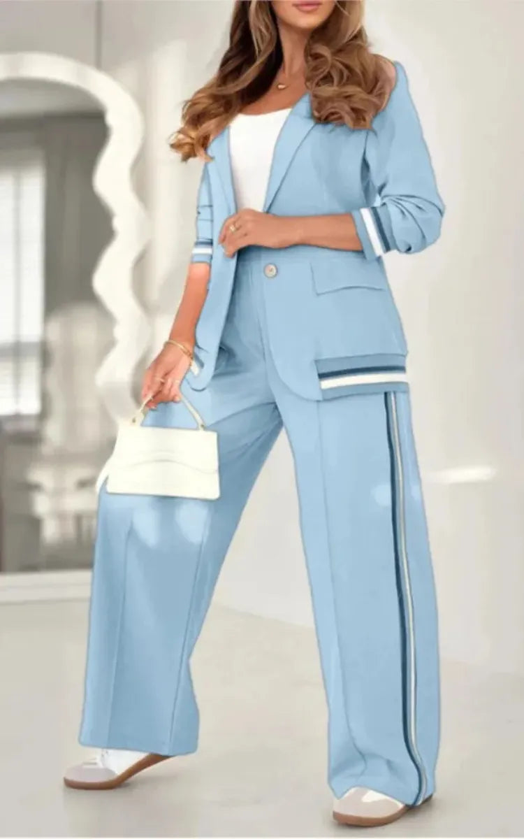 Conjunto Feminino Casaquinho e Calça Luiza