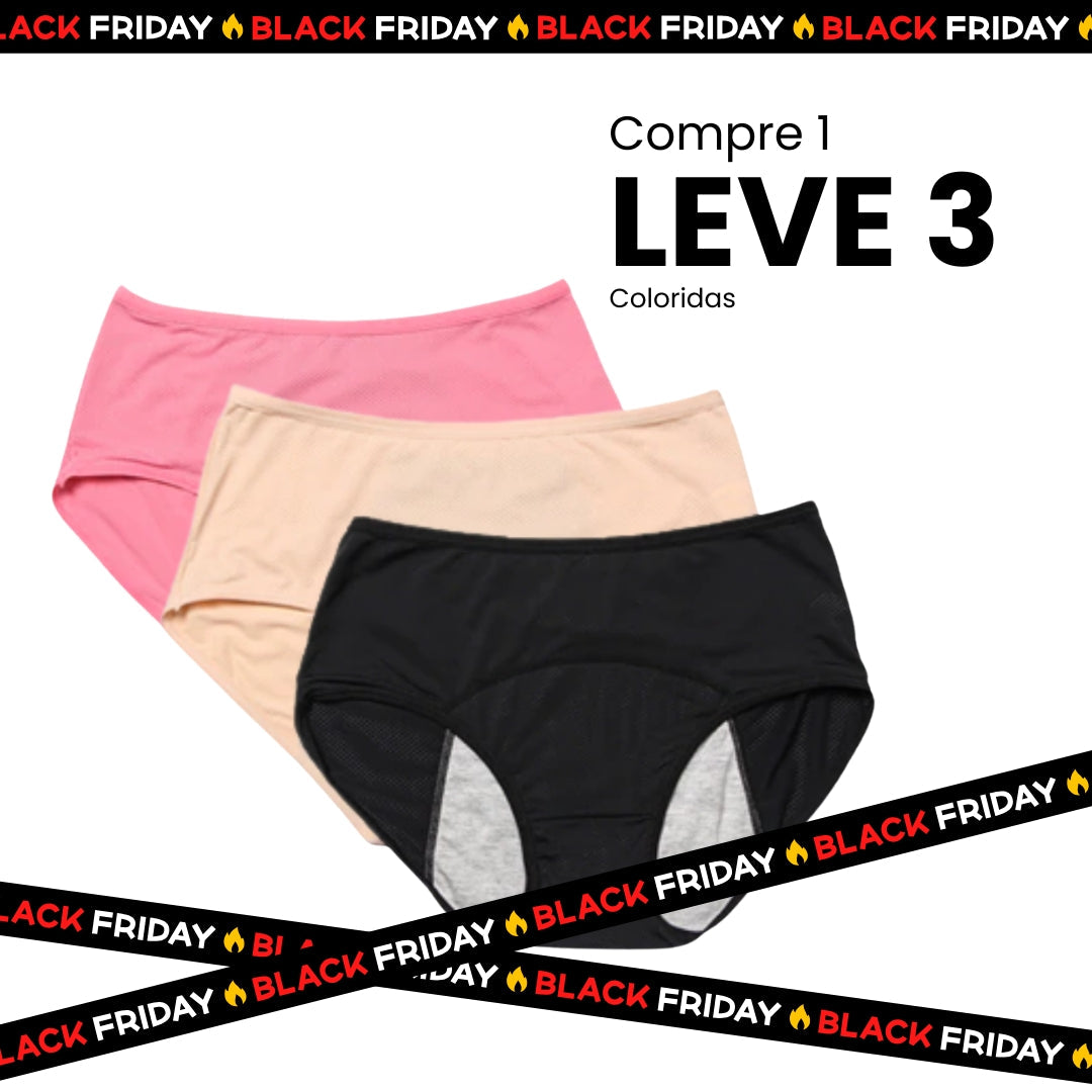 Calcinha Comfort Antivazamento Para Incontinência Urinária - Conforto e Proteção o dia todo!