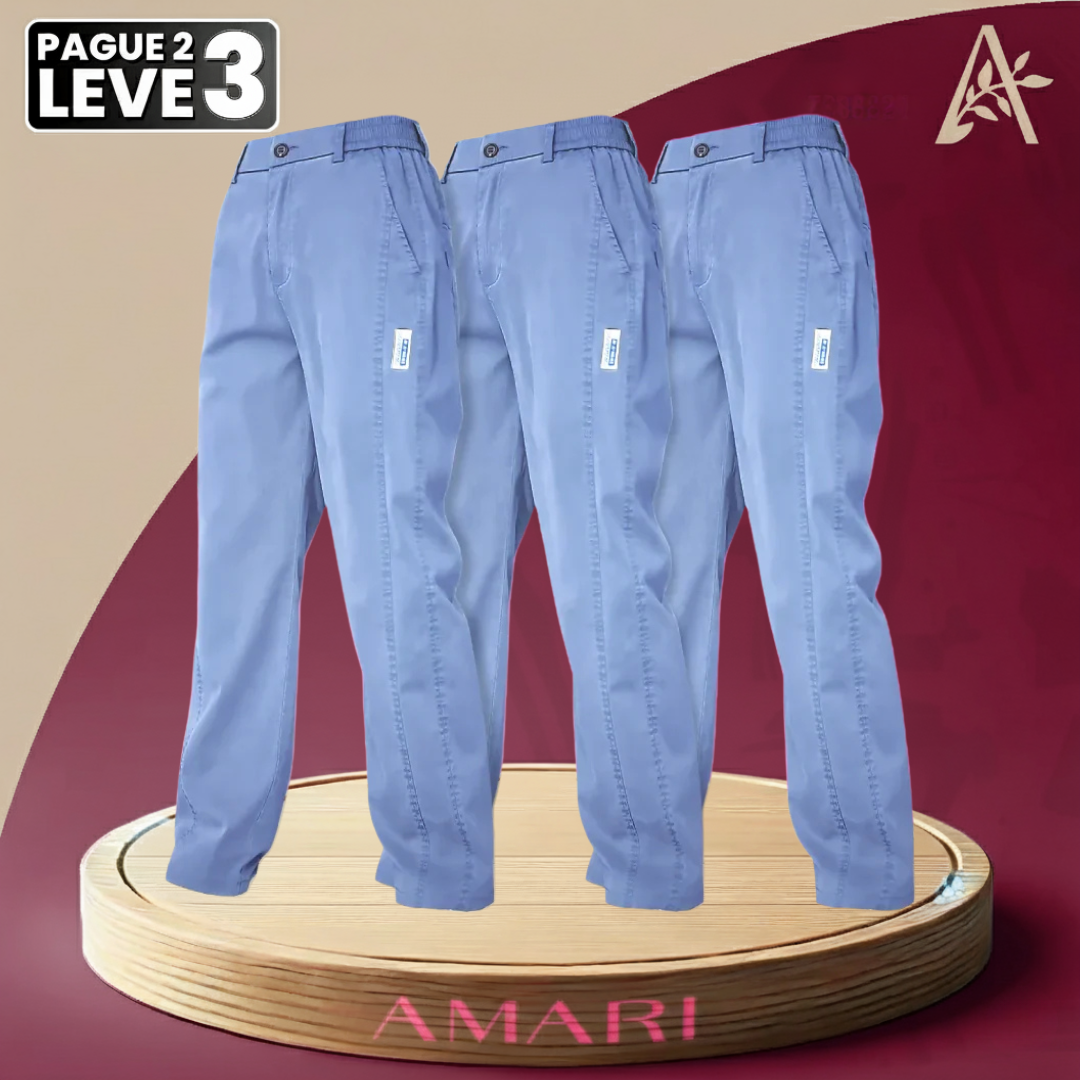 [Pague 2, Leve 3] Calça Feminina Aurora em Malha de Seda Gelo e Poliéster (Sua Nova Peça Favorita!)